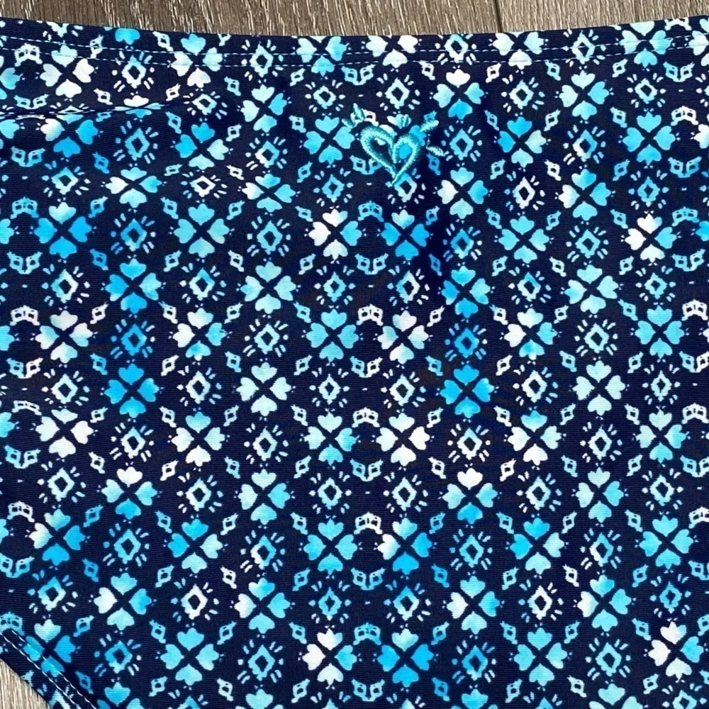 Justice Girl Bikini Bottom Seimsuit Blue Size 10